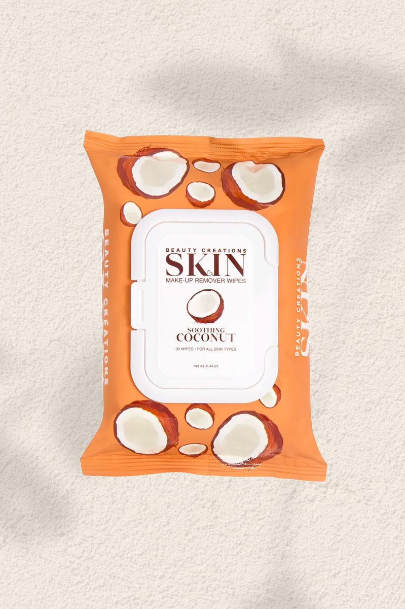 Lingettes démaquillantes à la noix de coco