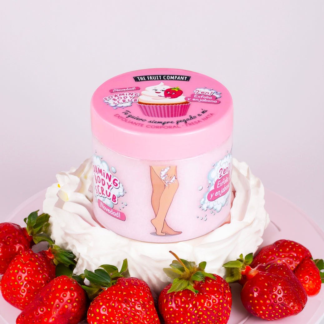 Gommage corporel + Savon à la Fraise chantilly